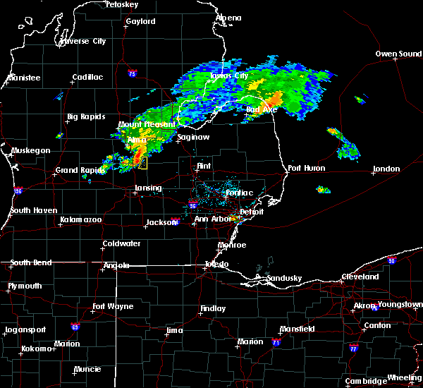 Interactive Hail Maps Hail Map for Elsie, MI