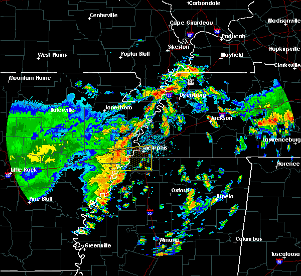 Interactive Hail Maps Hail Map for Hernando, MS