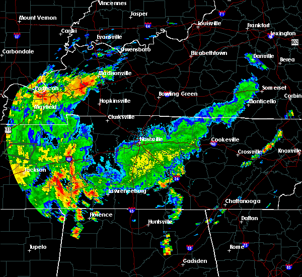 Interactive Hail Maps Hail Map for Linden, TN