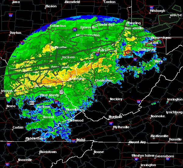 Interactive Hail Maps Hail Map for Salem, WV