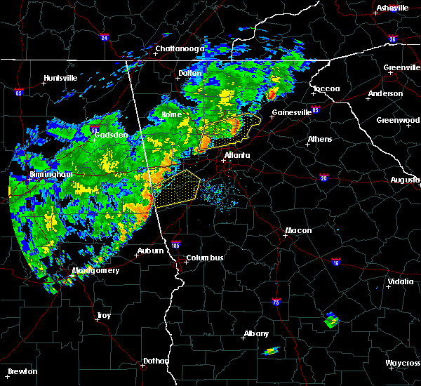 Interactive Hail Maps Hail Map for Carrollton, GA