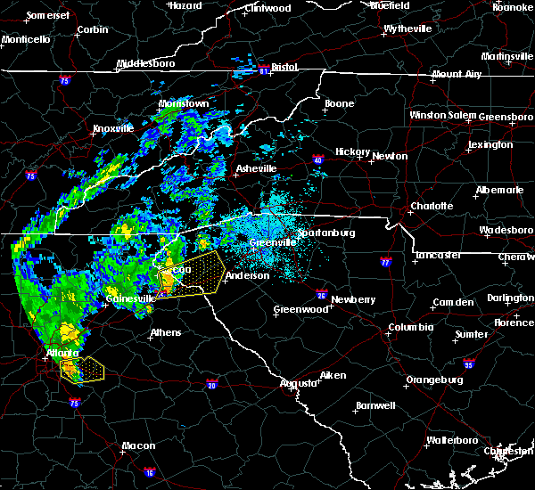 Interactive Hail Maps Hail Map for Anderson, SC