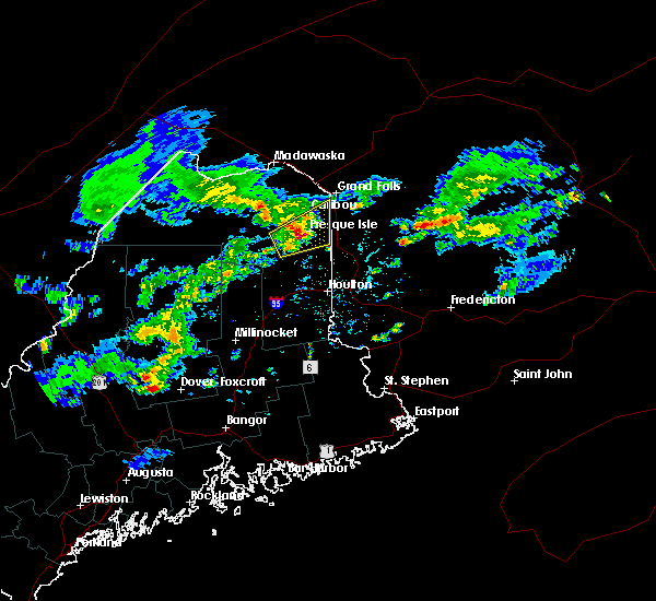 Interactive Hail Maps Hail Map for Mapleton, ME