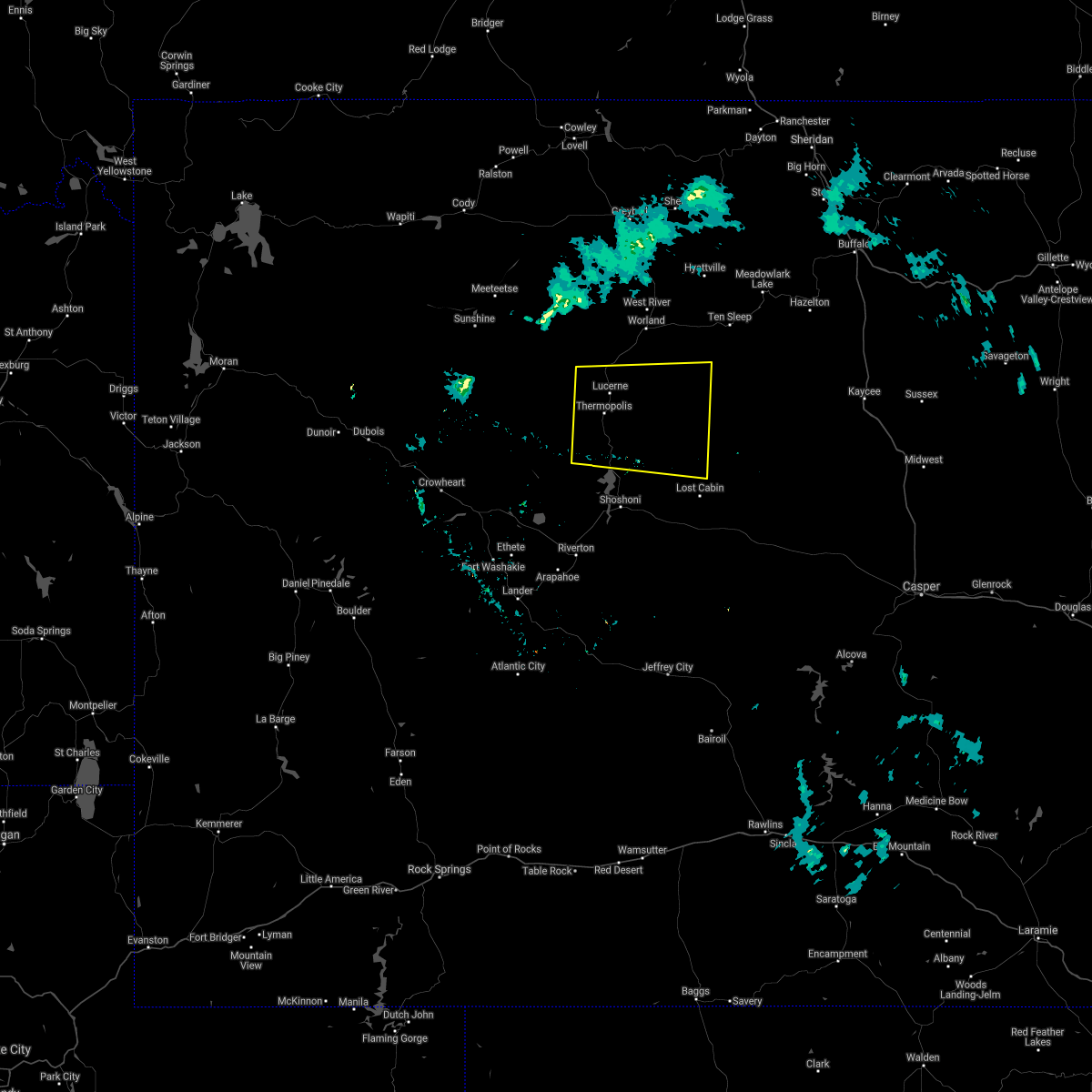 Interactive Hail Maps Hail Map for Thermopolis, WY