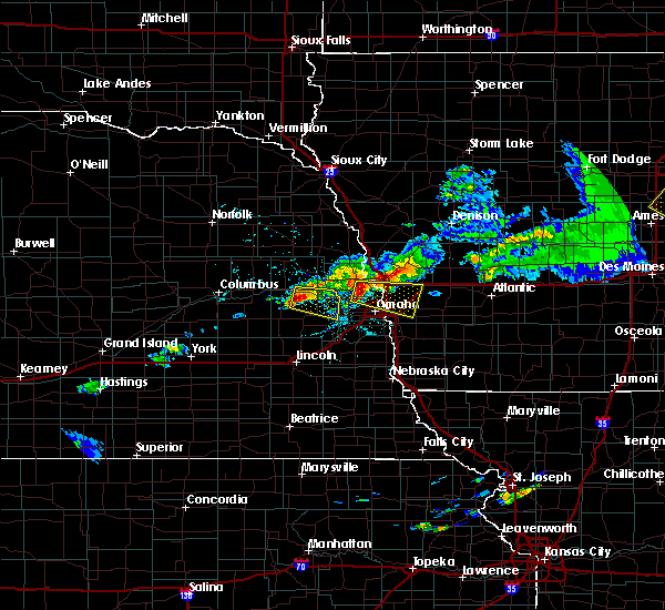 Interactive Hail Maps Hail Map for Bennington, NE