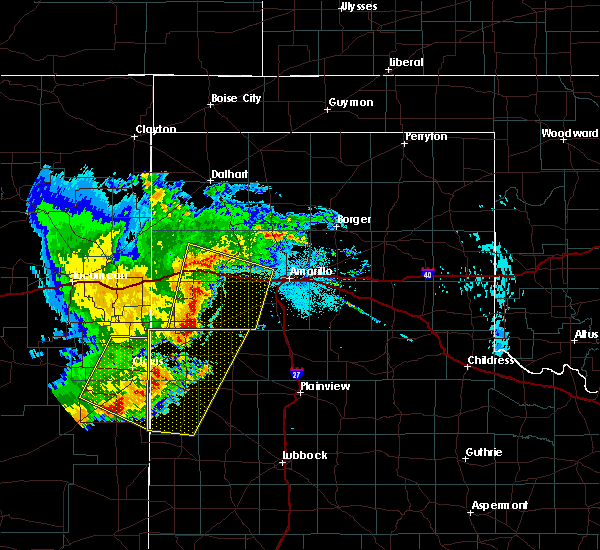 Interactive Hail Maps Hail Map for Hereford, TX