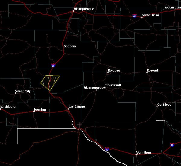 Interactive Hail Maps Hail Map for Elephant Butte, NM