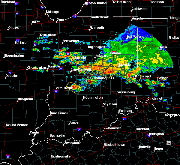 Interactive Hail Maps Hail Map for Hagerstown, IN