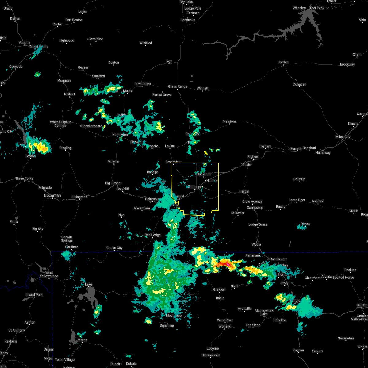 Interactive Hail Maps Hail Map for Laurel, MT