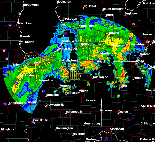 Interactive Hail Maps Hail Map for Milford, IN