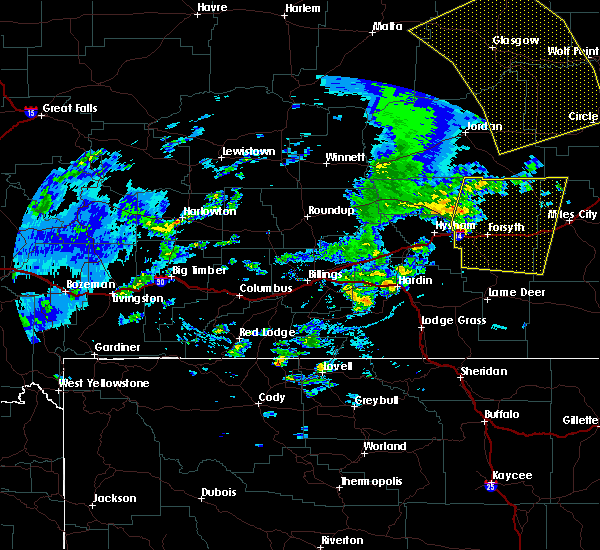 Interactive Hail Maps Hail Map for Rosebud, MT
