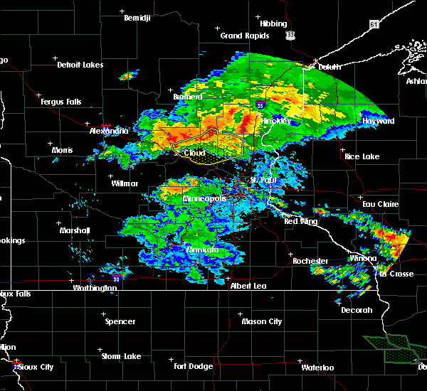 Interactive Hail Maps Hail Map for Bethel, MN