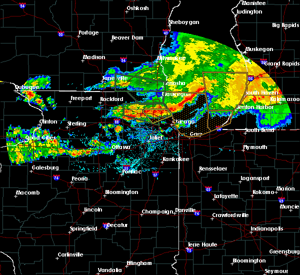 Interactive Hail Maps Hail Map for Evanston, IL