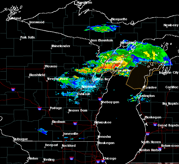 Interactive Hail Maps Hail Map for Baileys Harbor, WI