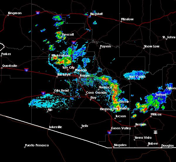 Interactive Hail Maps Hail Map for Kearny, AZ