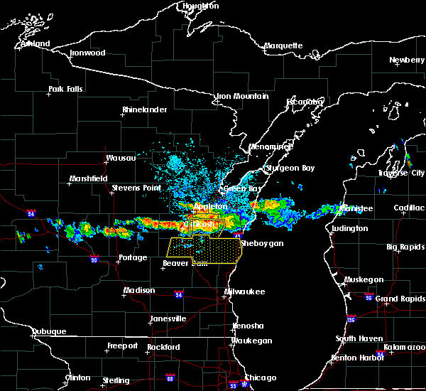 Interactive Hail Maps Hail Map for New Holstein, WI