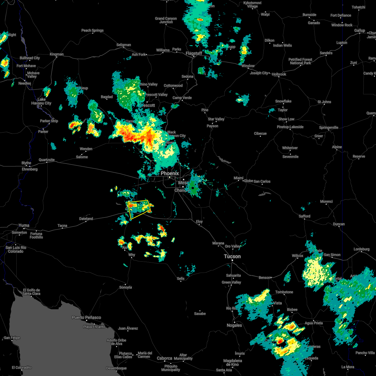 Interactive Hail Maps Hail Map for Gila Bend, AZ