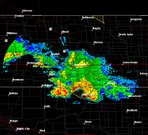 Interactive Hail Maps Hail Map for Fort Yates, ND