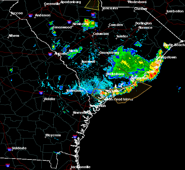 Interactive Hail Maps Hail Map for Bluffton, SC