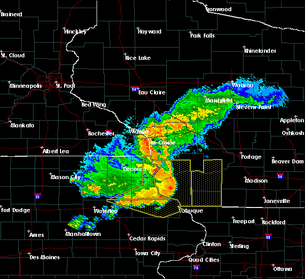 Interactive Hail Maps Hail Map for Highland, WI