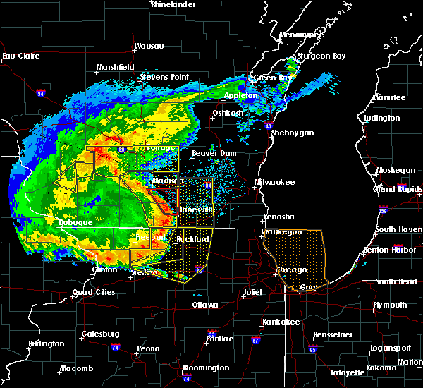 Interactive Hail Maps Hail Map for Janesville, WI