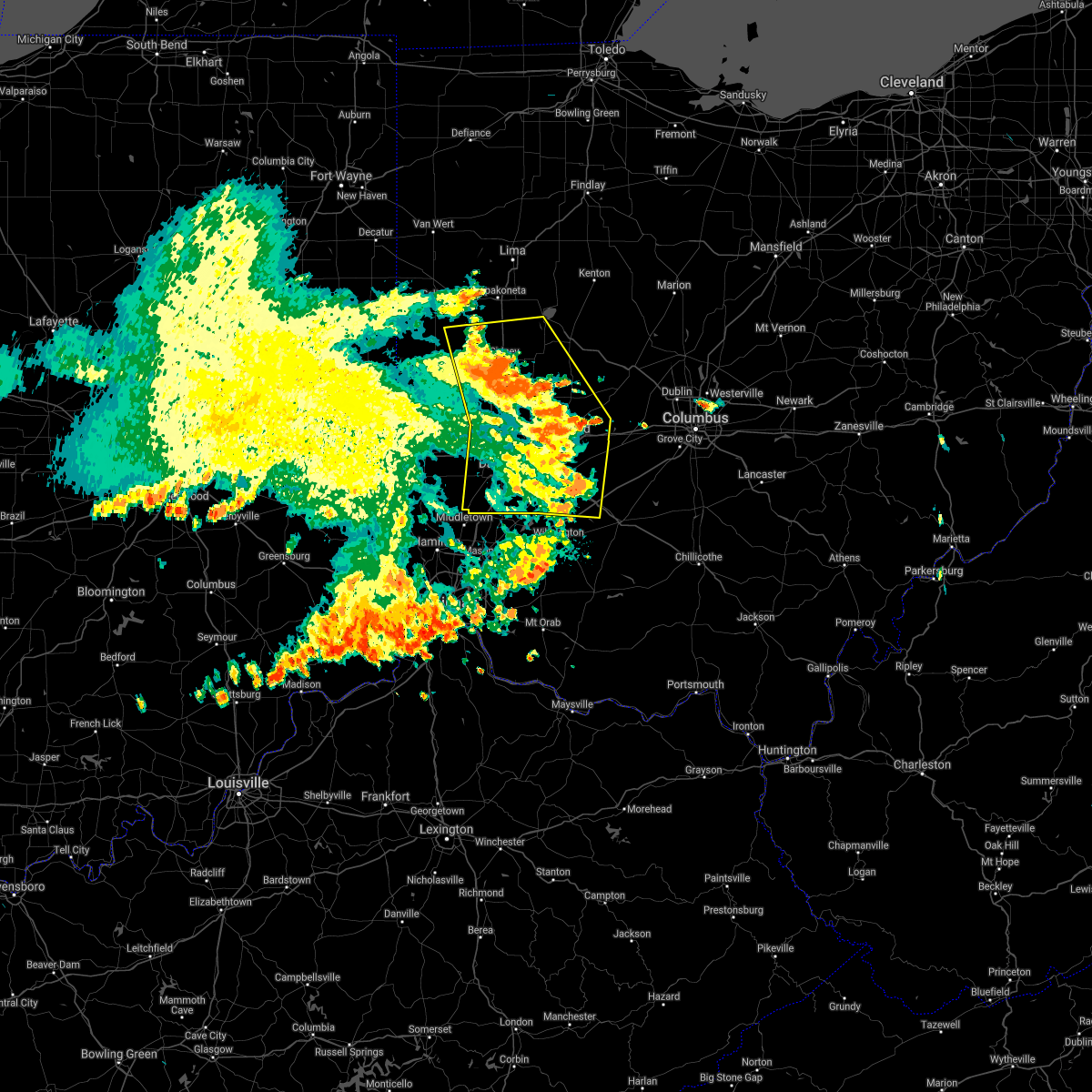 Interactive Hail Maps Hail Map for Fort Loramie, OH