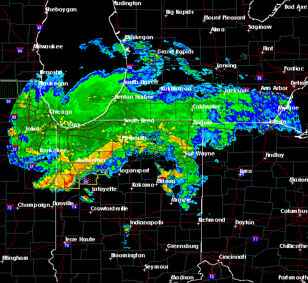 Interactive Hail Maps Hail Map for Wolcott, IN