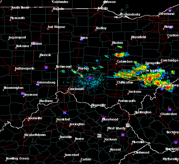 Interactive Hail Maps Hail Map for Stoutsville, OH