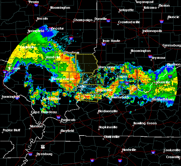 Interactive Hail Maps Hail Map for Evansville, IN