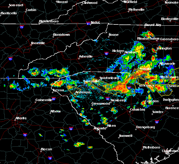 Interactive Hail Maps Hail Map for Anderson, SC