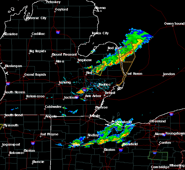 Interactive Hail Maps Hail Map for Columbiaville, MI