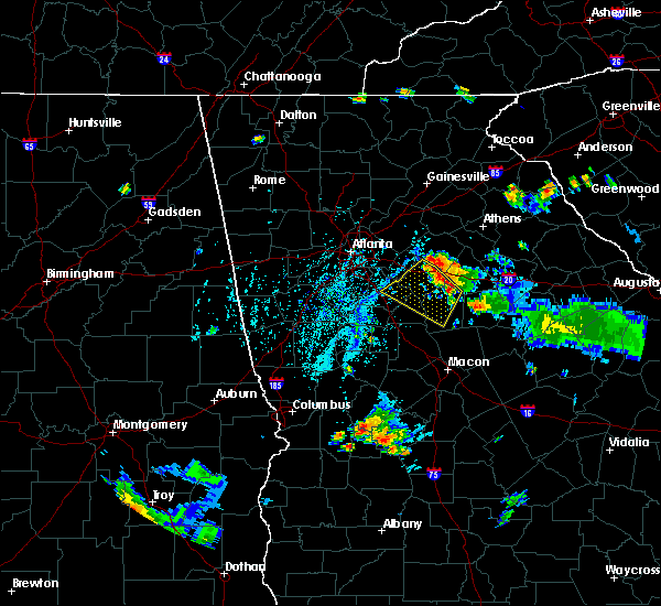 Interactive Hail Maps Hail Map for Shady Dale, GA