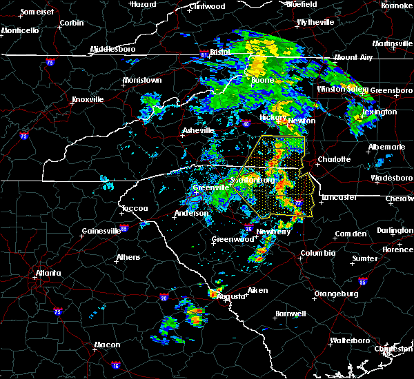 Interactive Hail Maps Hail Map for Shelby, NC