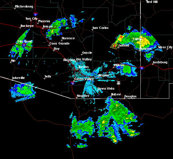 Interactive Hail Maps Hail Map for Safford, AZ