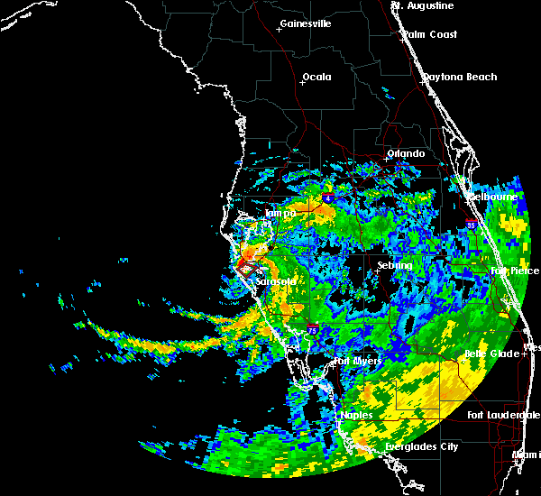 Interactive Hail Maps Hail Map for Ellenton, FL