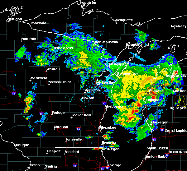 Interactive Hail Maps Hail Map for Onekama, MI