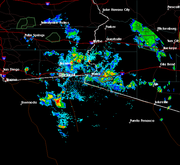 Interactive Hail Maps Hail Map for Wellton Hills, AZ