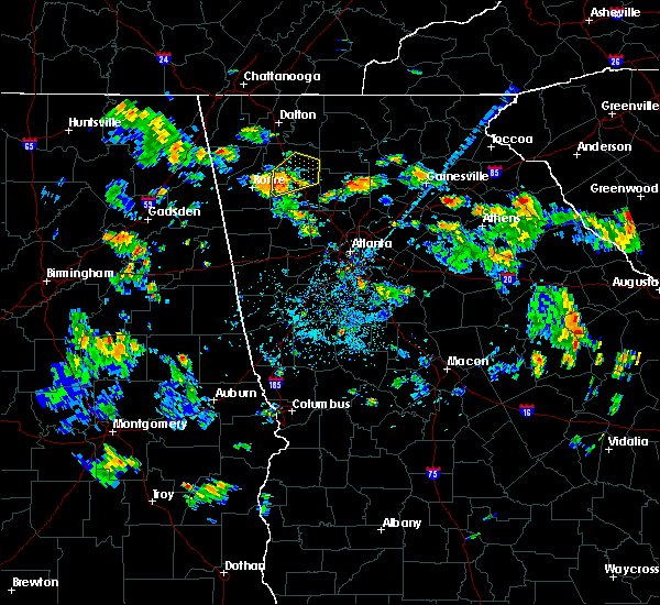 Interactive Hail Maps Hail Map for Calhoun, GA