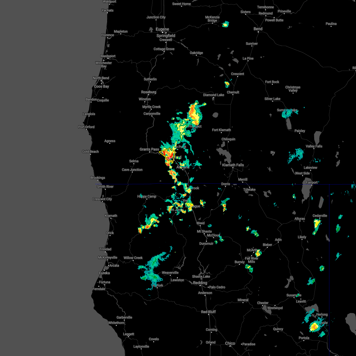 Interactive Hail Maps Hail Map for Medford, OR