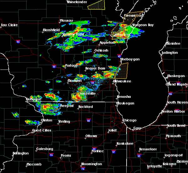 Interactive Hail Maps Hail Map for Janesville, WI