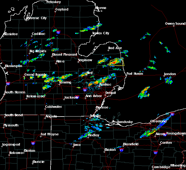 Interactive Hail Maps Hail Map for Carsonville, MI