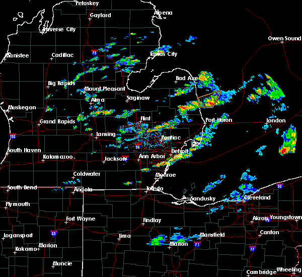 Interactive Hail Maps Hail Map for Carsonville, MI
