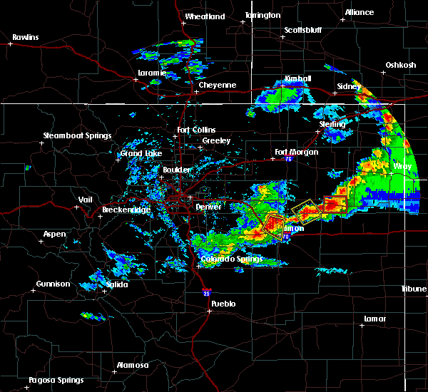Interactive Hail Maps Hail Map for Limon, CO