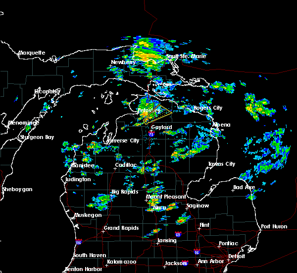 Interactive Hail Maps Hail Map for Indian River, MI