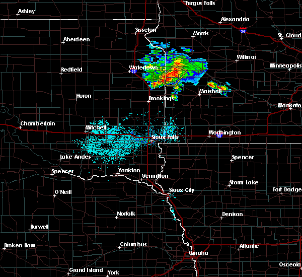 Interactive Hail Maps Hail Map for Canby, MN