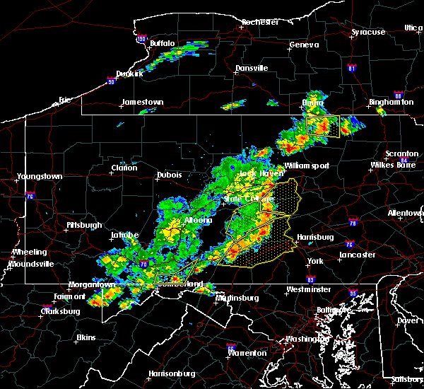 Interactive Hail Maps Hail Map for Hyndman, PA