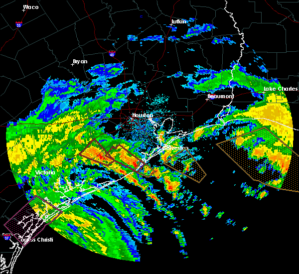 Interactive Hail Maps Hail Map for Brazoria, TX