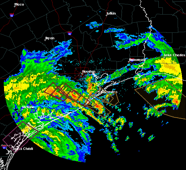 Interactive Hail Maps Hail Map for West Columbia, TX