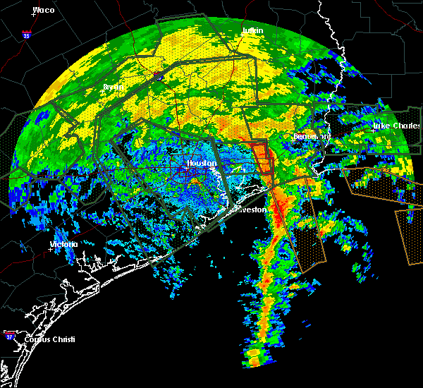 Interactive Hail Maps Hail Map for Winnie, TX