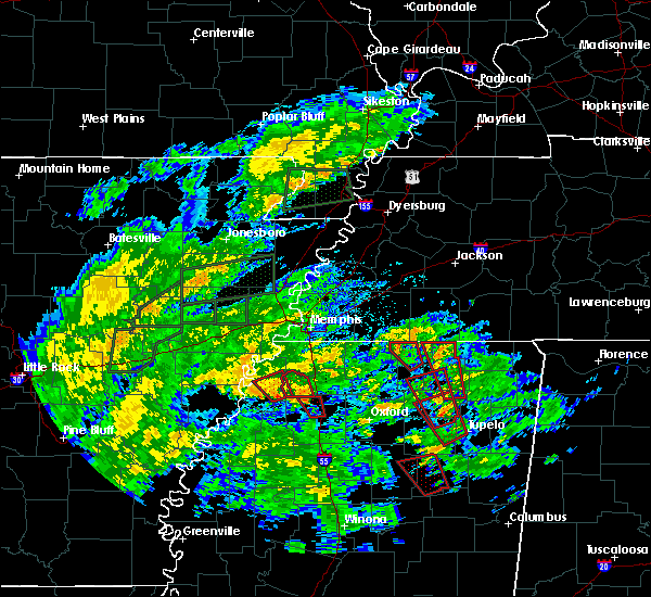Interactive Hail Maps Hail Map for Senatobia, MS